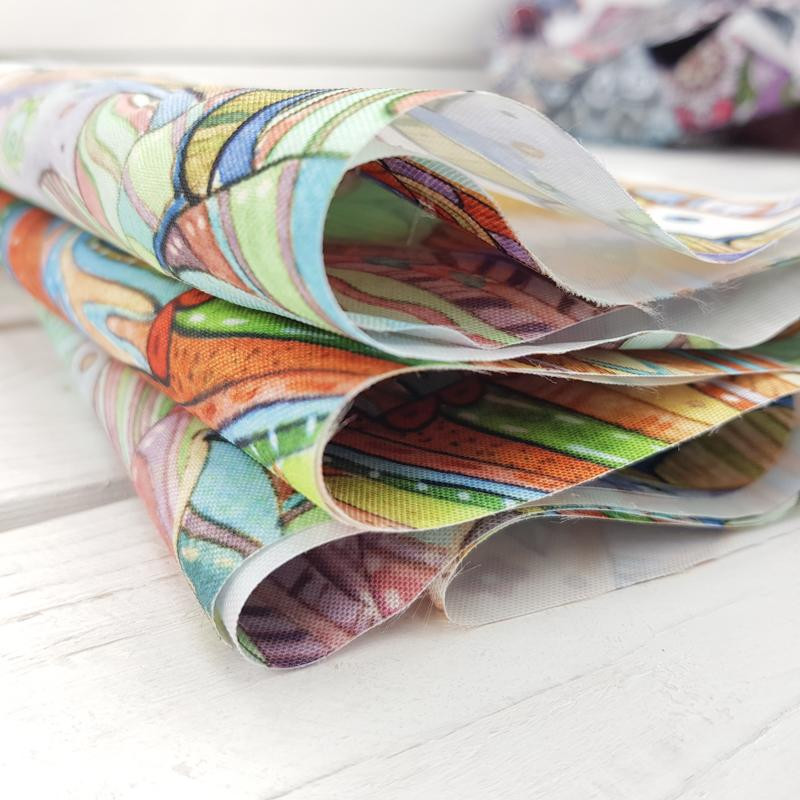 PASTEL MEHNDI - Waterproof woven fabric