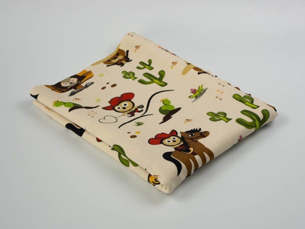 WILD WEST ANIMALS - Viscose jersey WE210