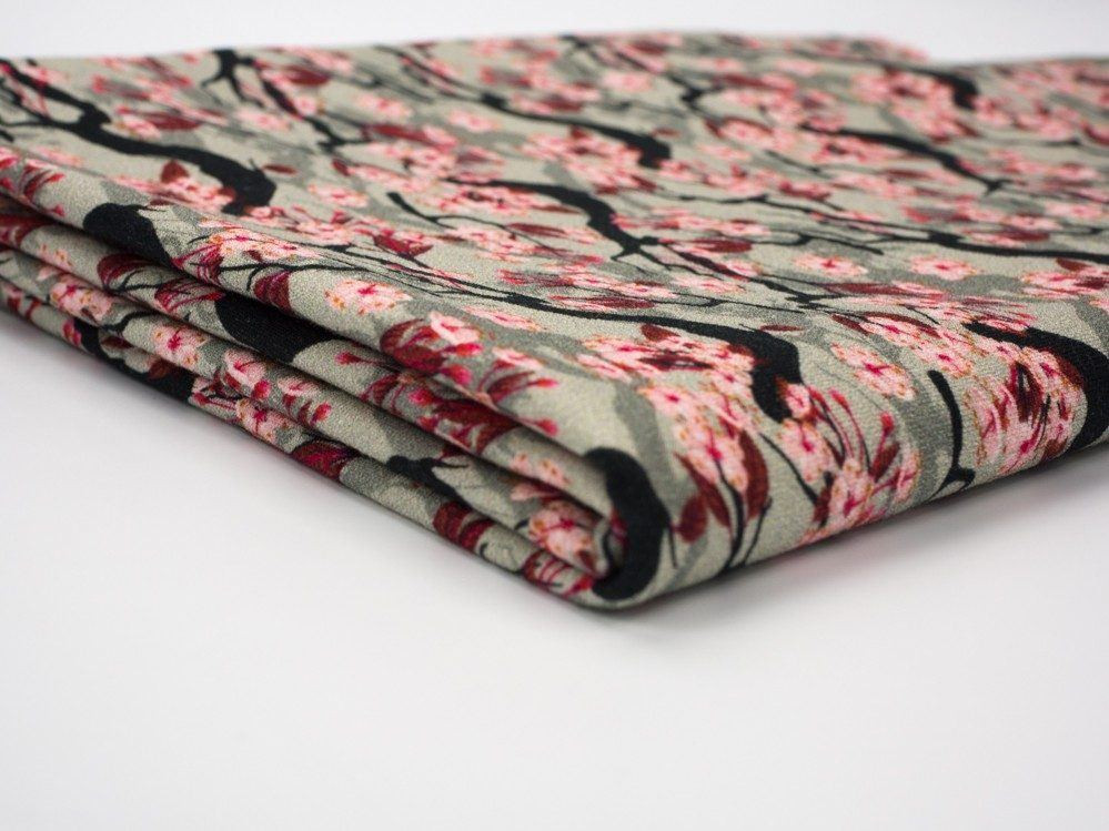 CHERRY BLOSSOM - single jersey with elastane TE210