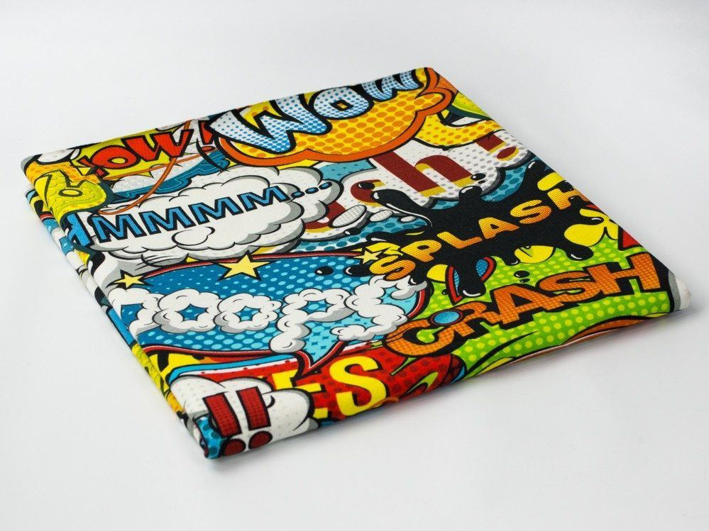 COMIC BOOK - single jersey with elastane TE210