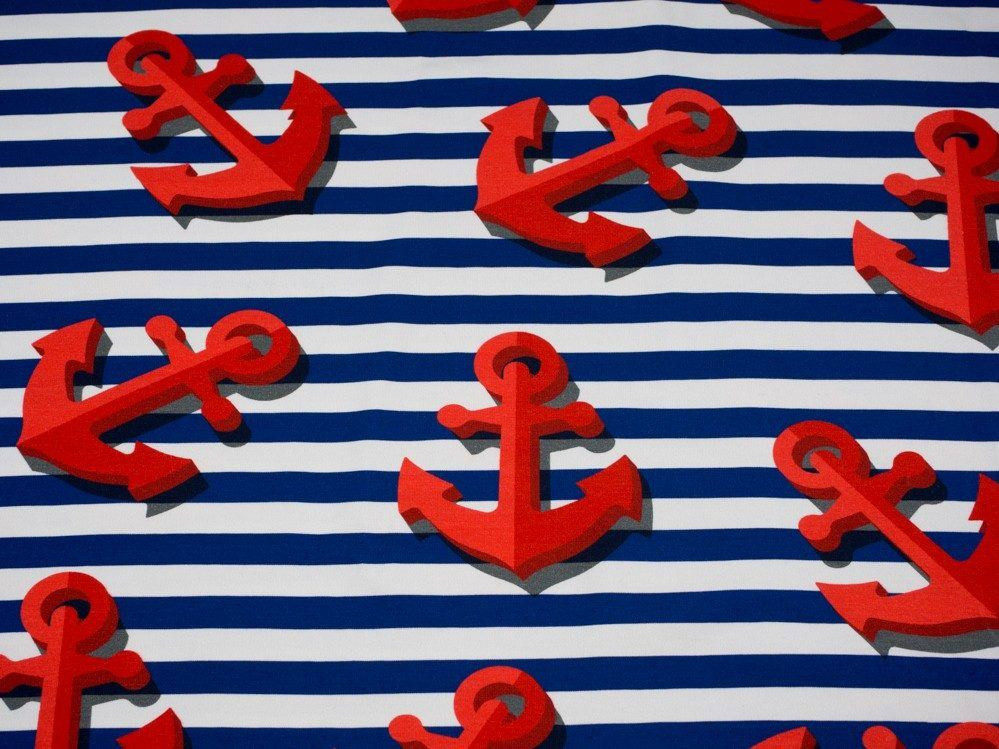 ANCHORS 3D - Viscose jersey WE210
