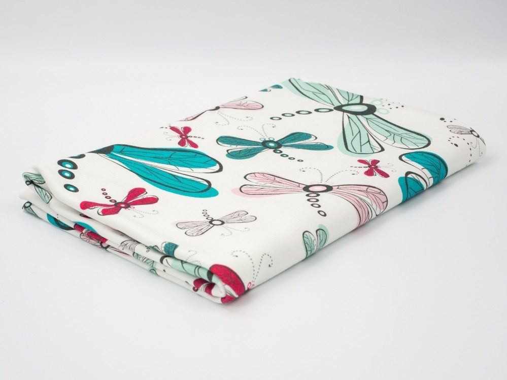 DRAGONFLIES - Viscose jersey WE210