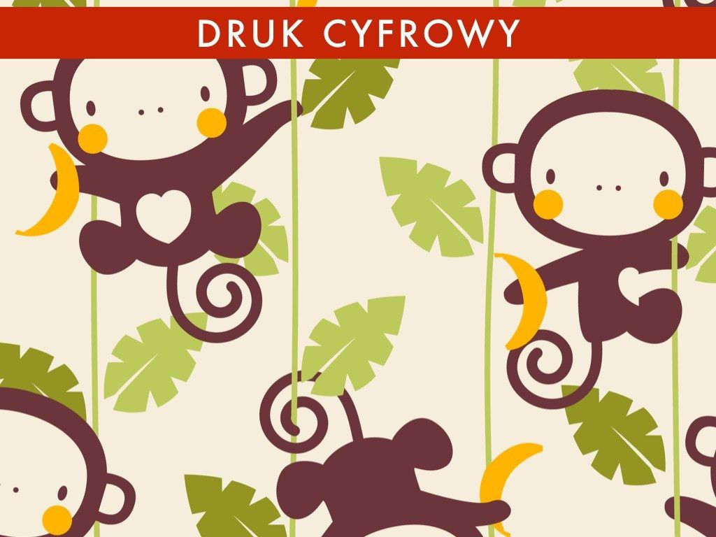 MONKEY GROVE / beige - single jersey with elastane TE210