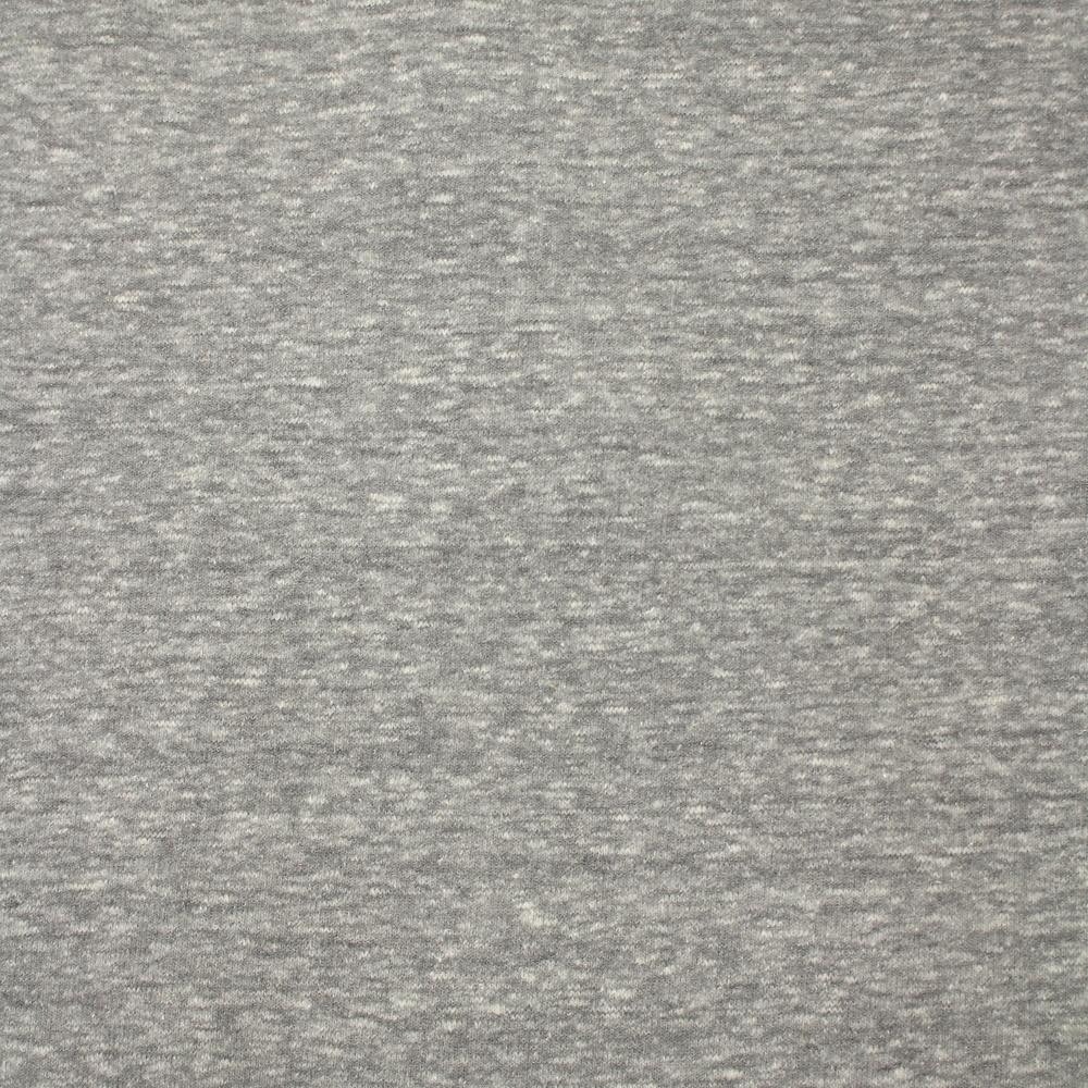 GREY MELANGE - thick looped knit 