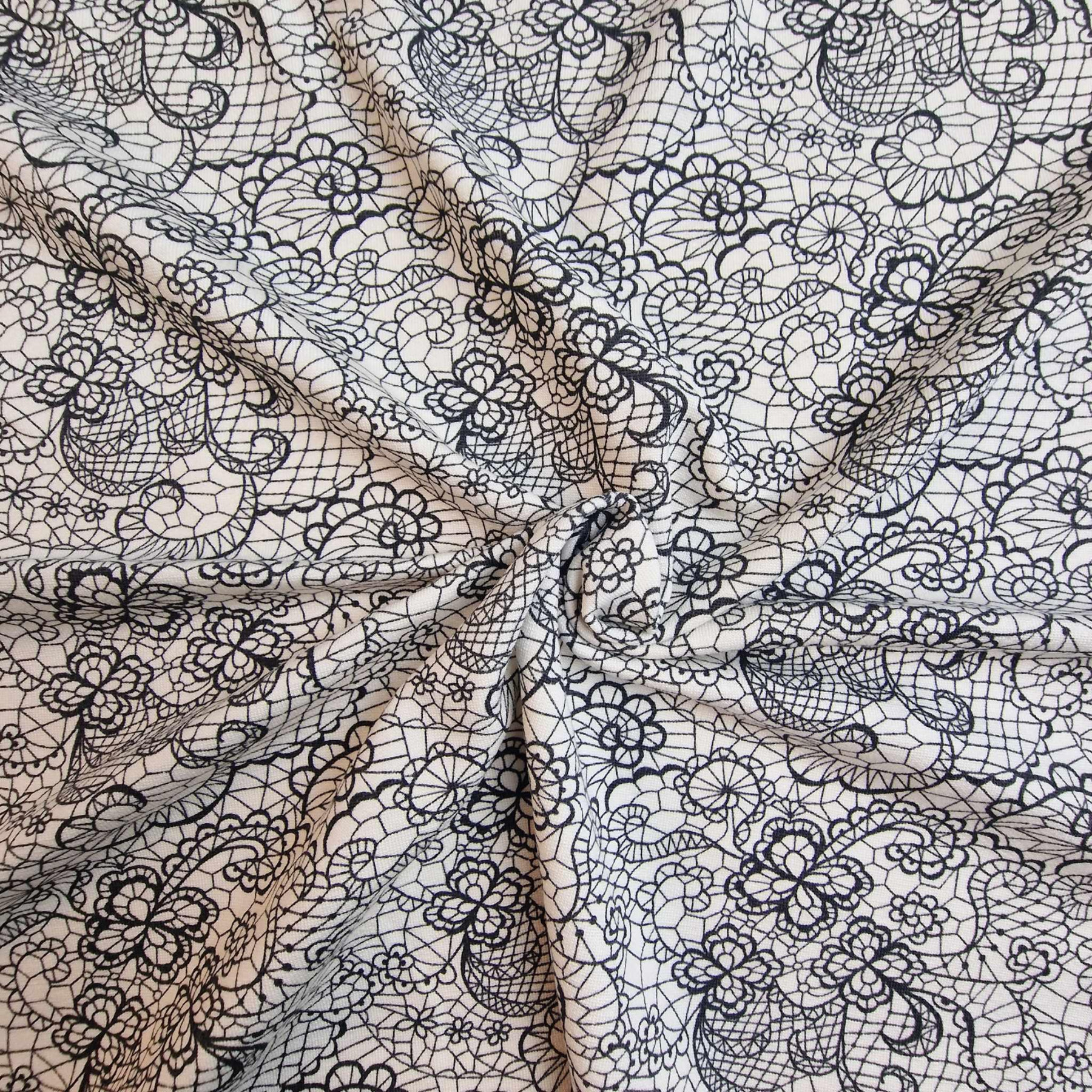 MEHNDI BLACK 2 - viscose knit fabric