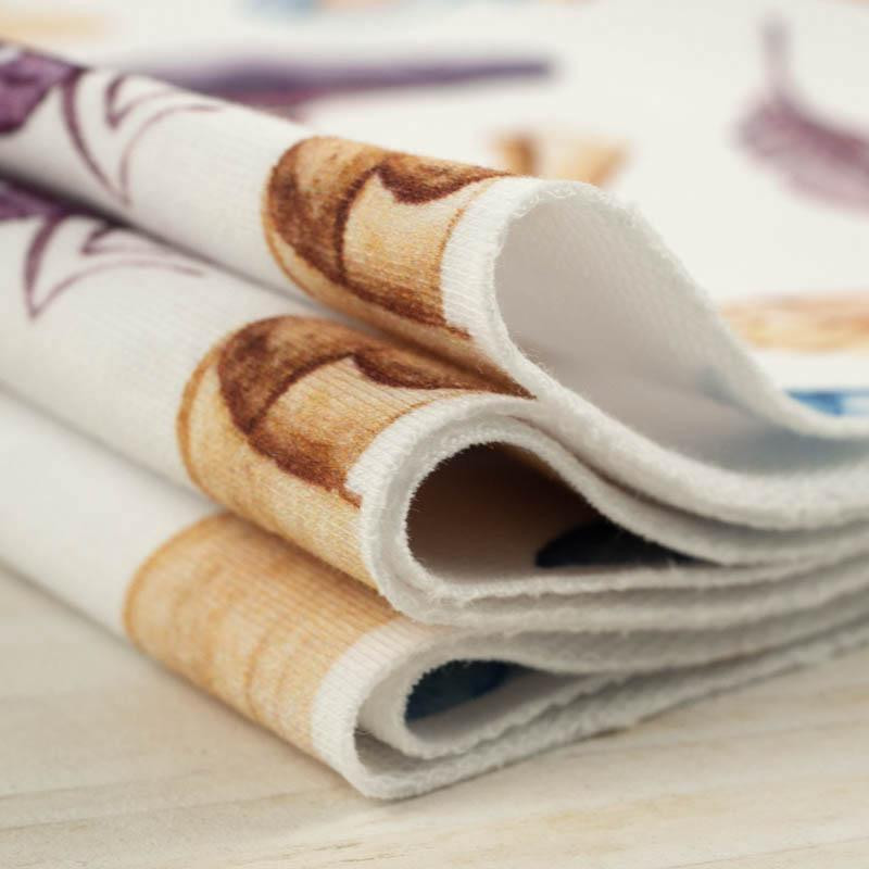 MAGIC WORLD pat. 3 (MAGIC SCHOOL) - looped knit fabric