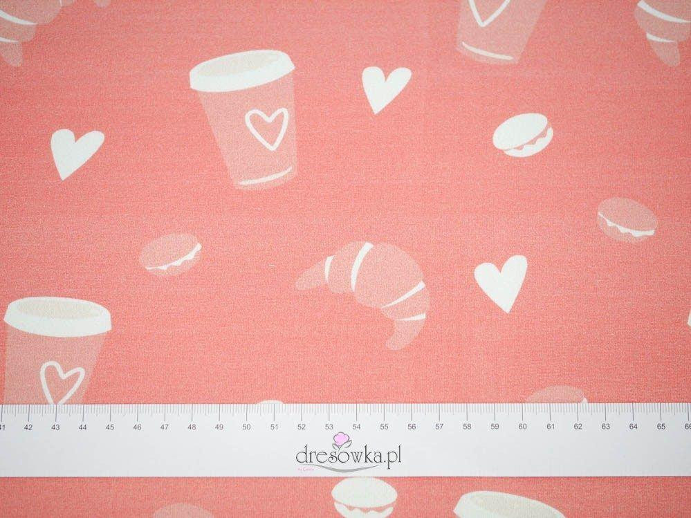 Paris Breakfast ( J'adore Paris) / peach - looped knit 