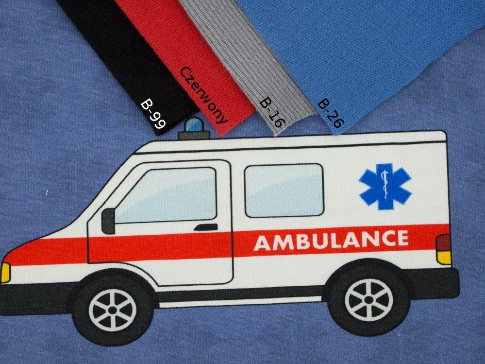 AMBULANCE - panel, looped knit PE240