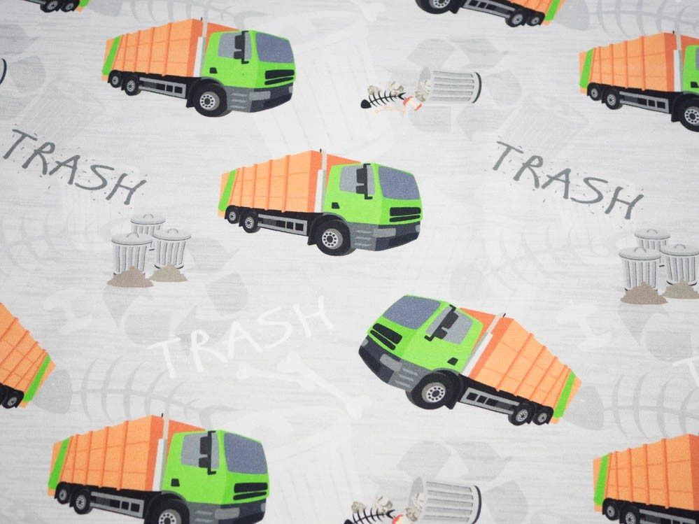 GARBAGE TRUCK - single jersey with elastane TE210