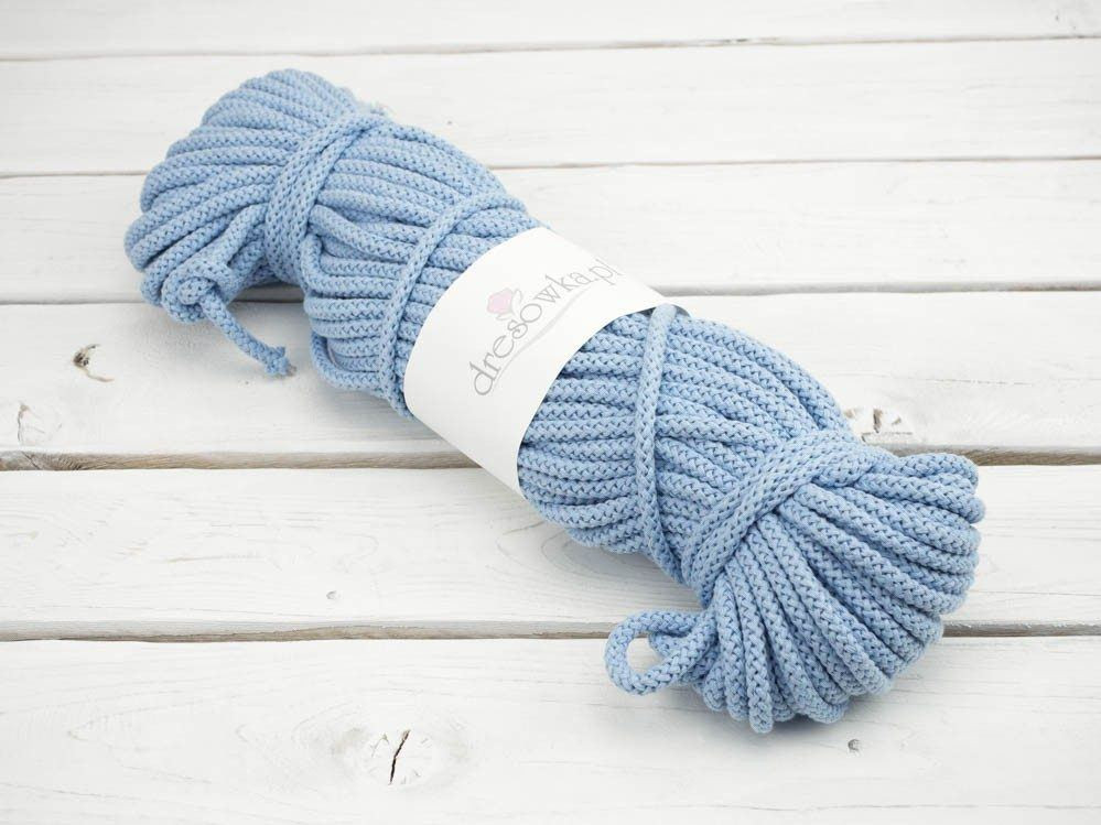 Strings cotton hank 8mm - BABY BLUE