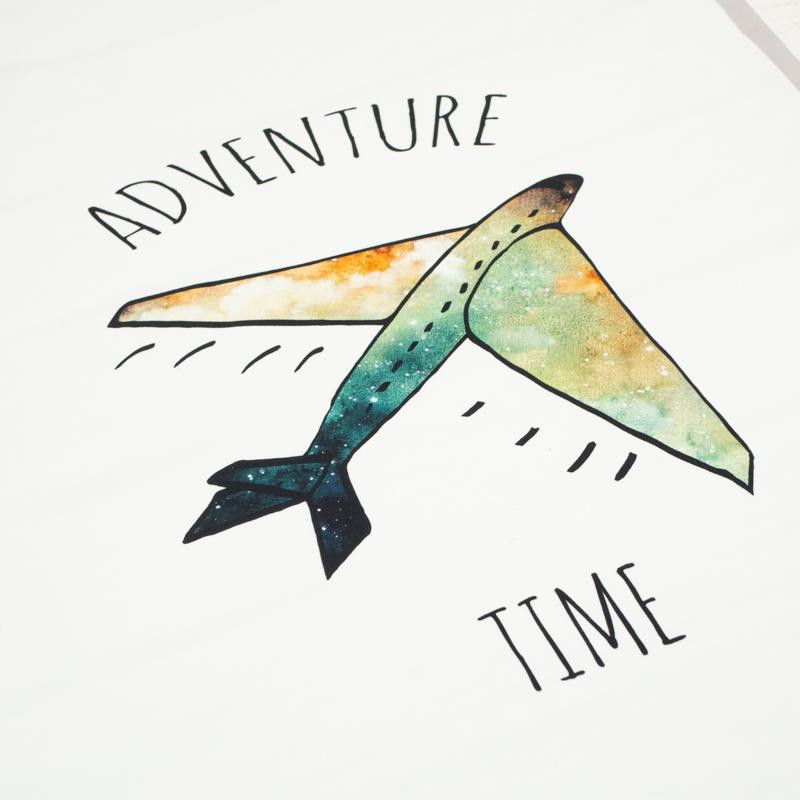 ADVENTURE TIME / galactic journey - panel looped knit SP250
