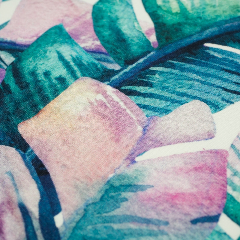 WATER-COLOR LEAVES - Viscose jersey WE210