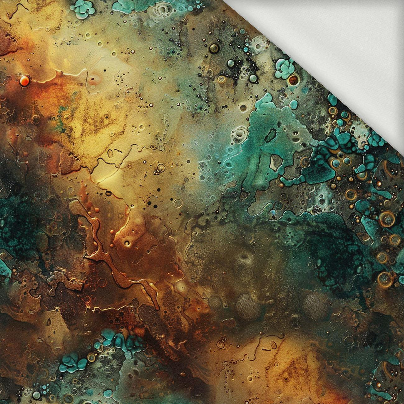 alcohol ink wz.8 - looped knit fabric