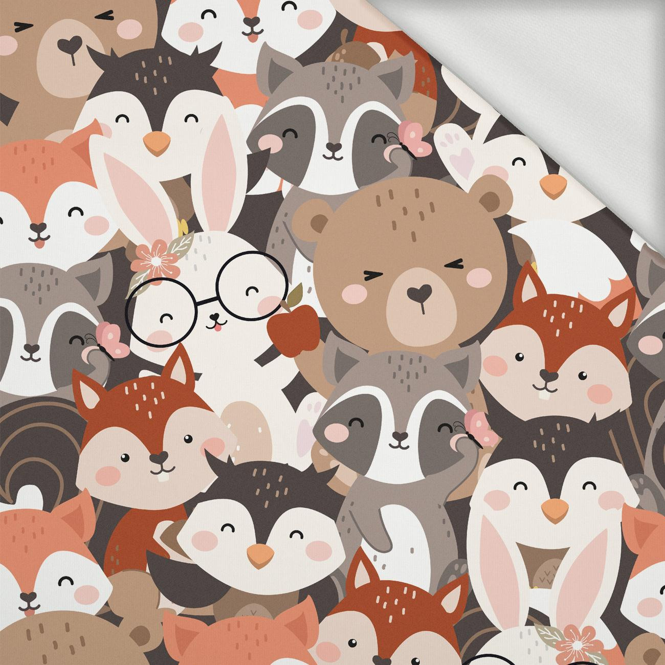 ANIMALS WZ.8 - looped knit fabric