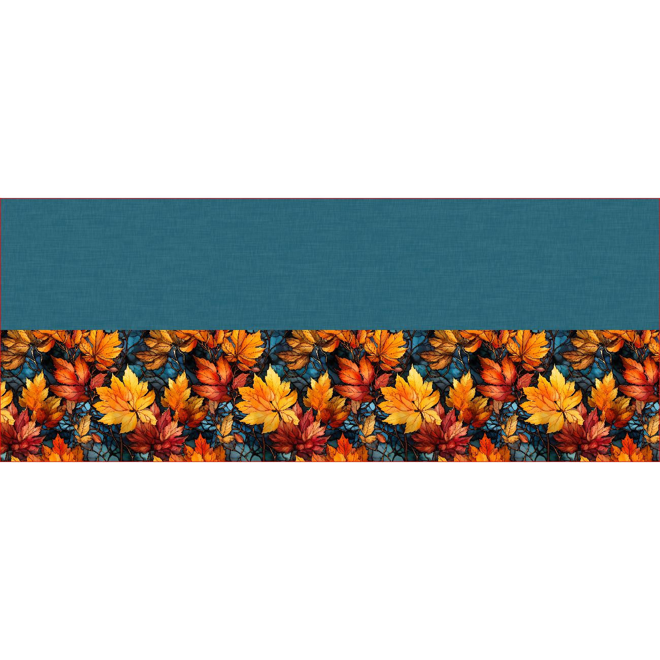 BUTTON SCARF - autumn time wz.8 - sewing set