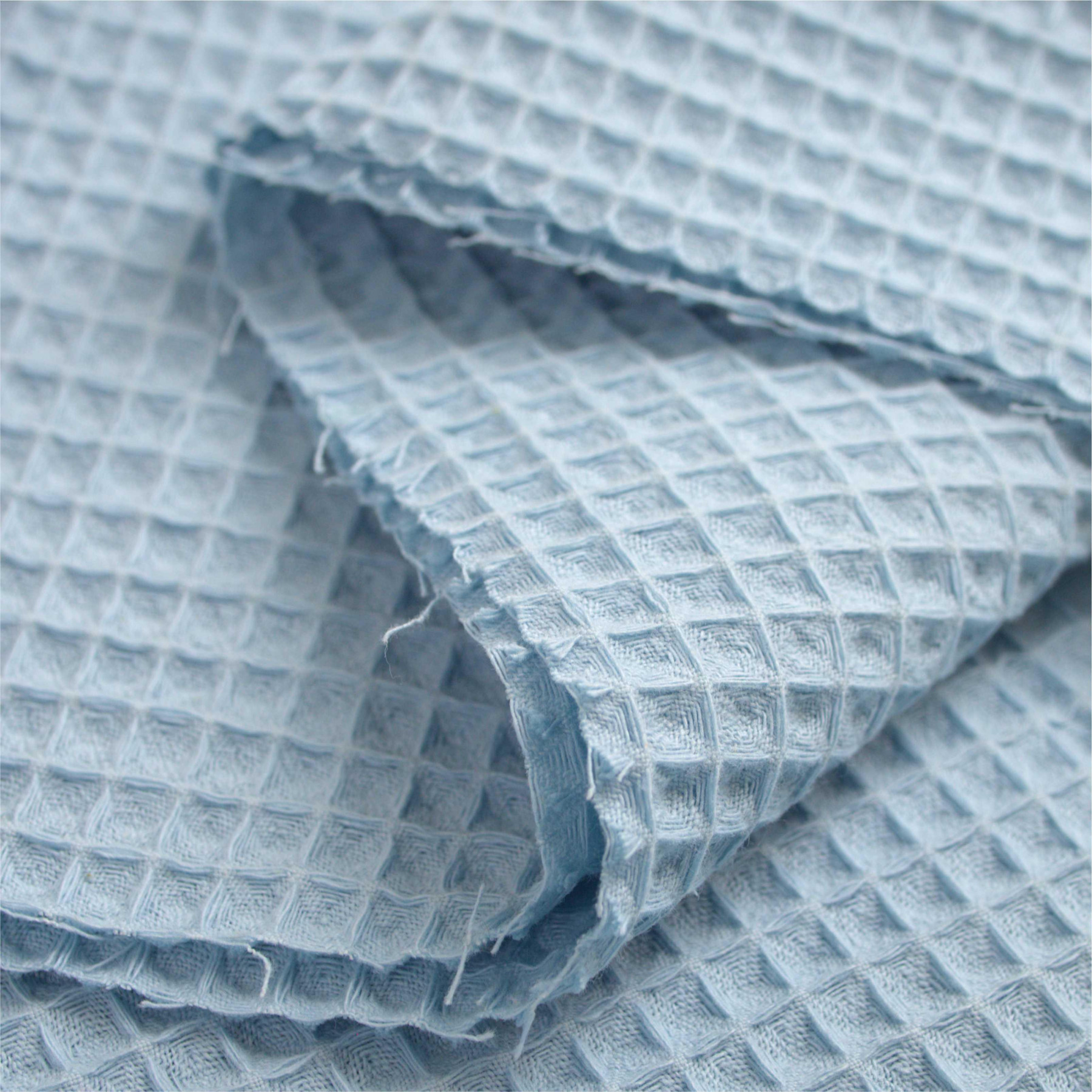LIGHT BLUE - premium woven fabric wafer type 