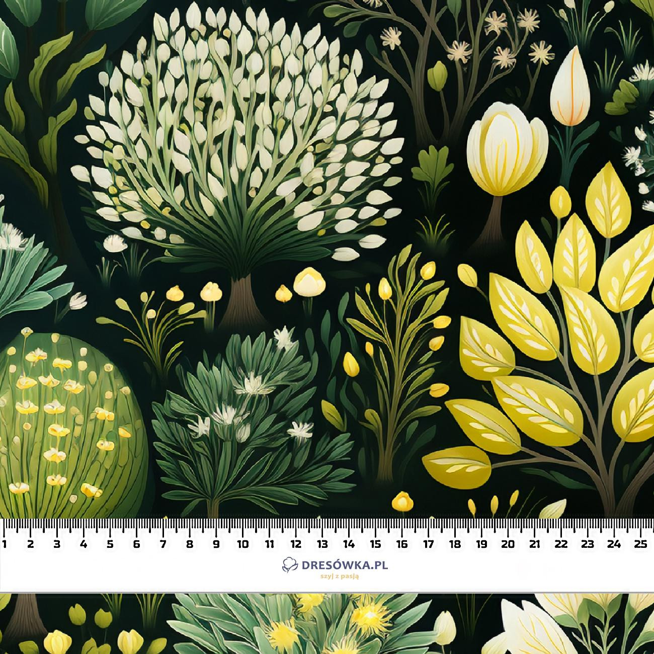 BOTANICAL GARDEN wz.2 - Waterproof woven fabric