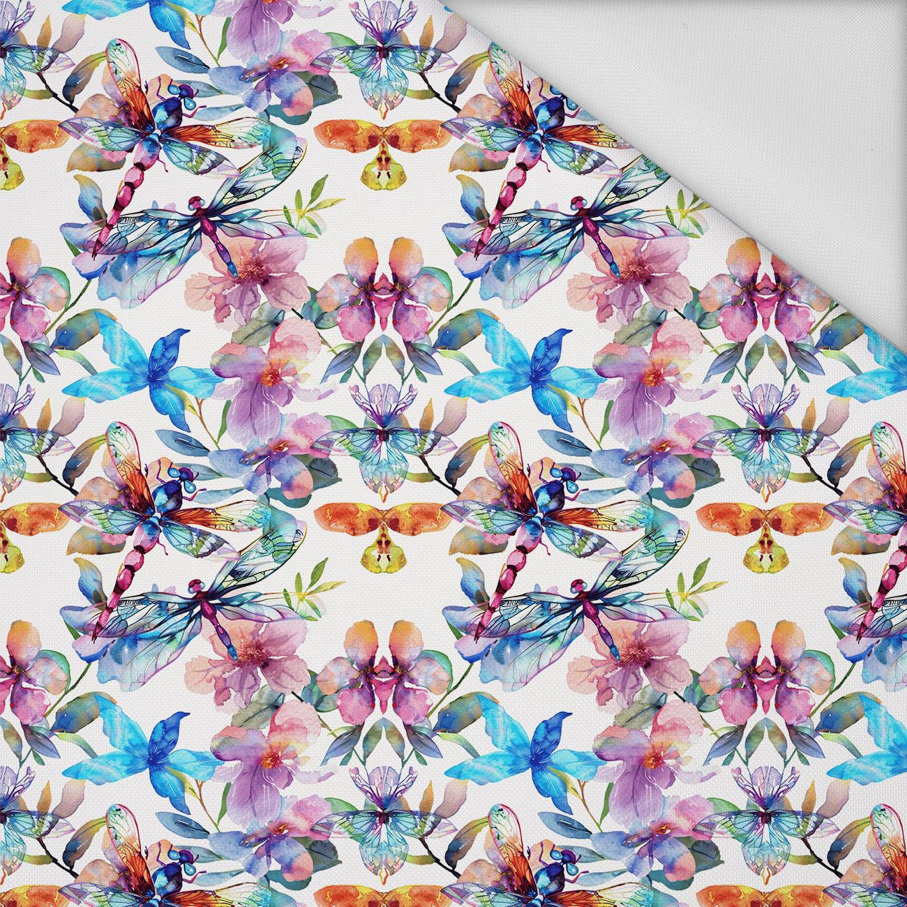 Butterfly & Flowers wz.16 - Waterproof woven fabric