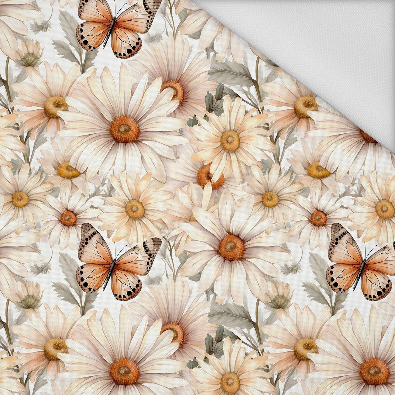 Butterfly & Flowers wz.4 - Waterproof woven fabric