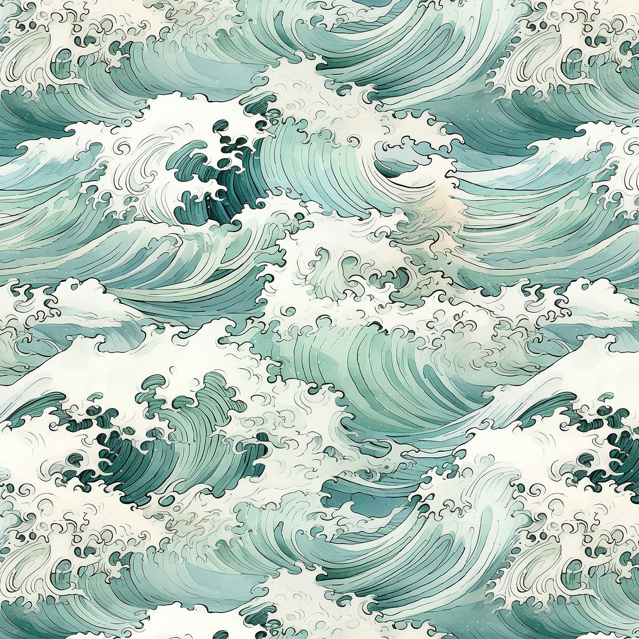 By the Sea Wz. 11 - Viscose jersey