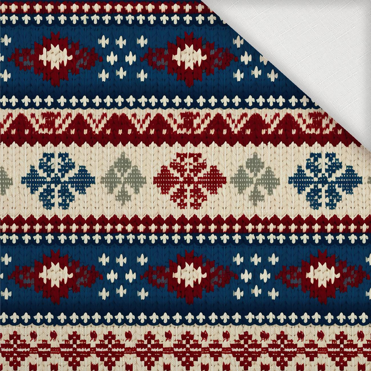CHRISTMAS SWEATER wz.10 - Woven Fabric for tablecloths