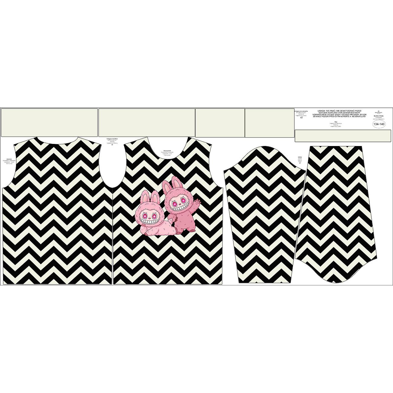 CHILDREN'S (NOE) SWEATSHIRT - Creepy Cute WZ.7 - sewing set