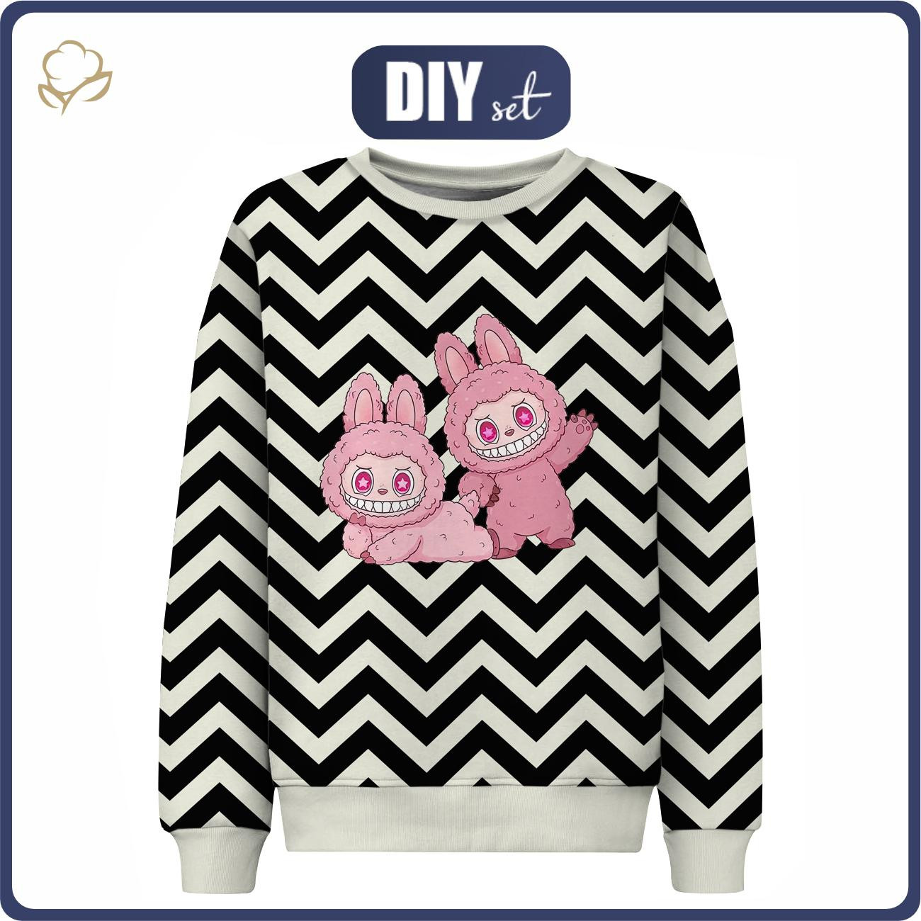 CHILDREN'S (NOE) SWEATSHIRT - Creepy Cute WZ.7 - sewing set