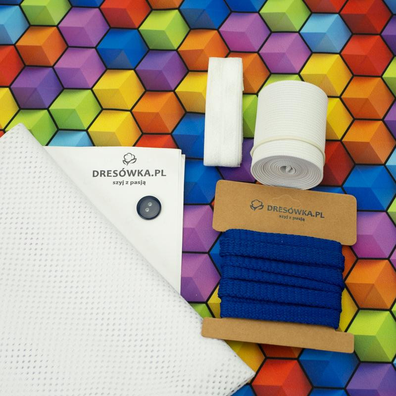 Men's swim trunks - CUBE - sewing set
