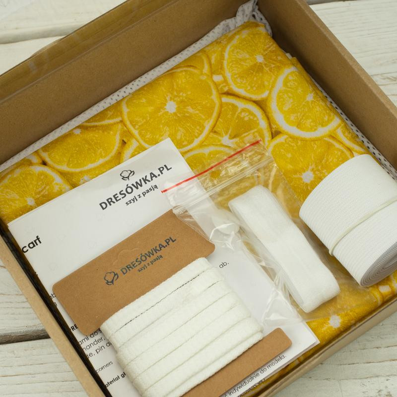 Men's swim trunks - LEMONS - sewing set