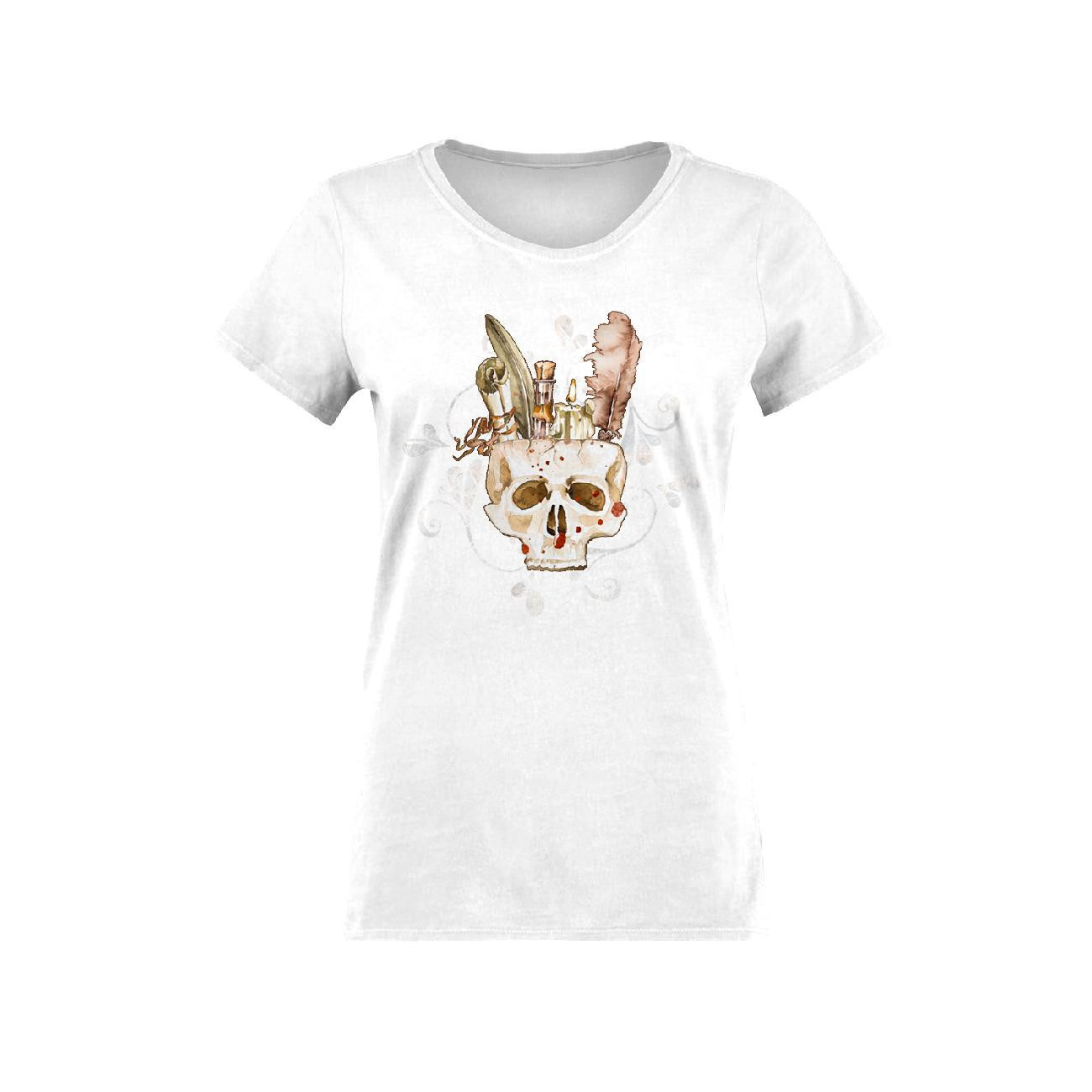 WOMEN’S T-SHIRT S - SKULL pat. 2 (MAGIC) - single jersey