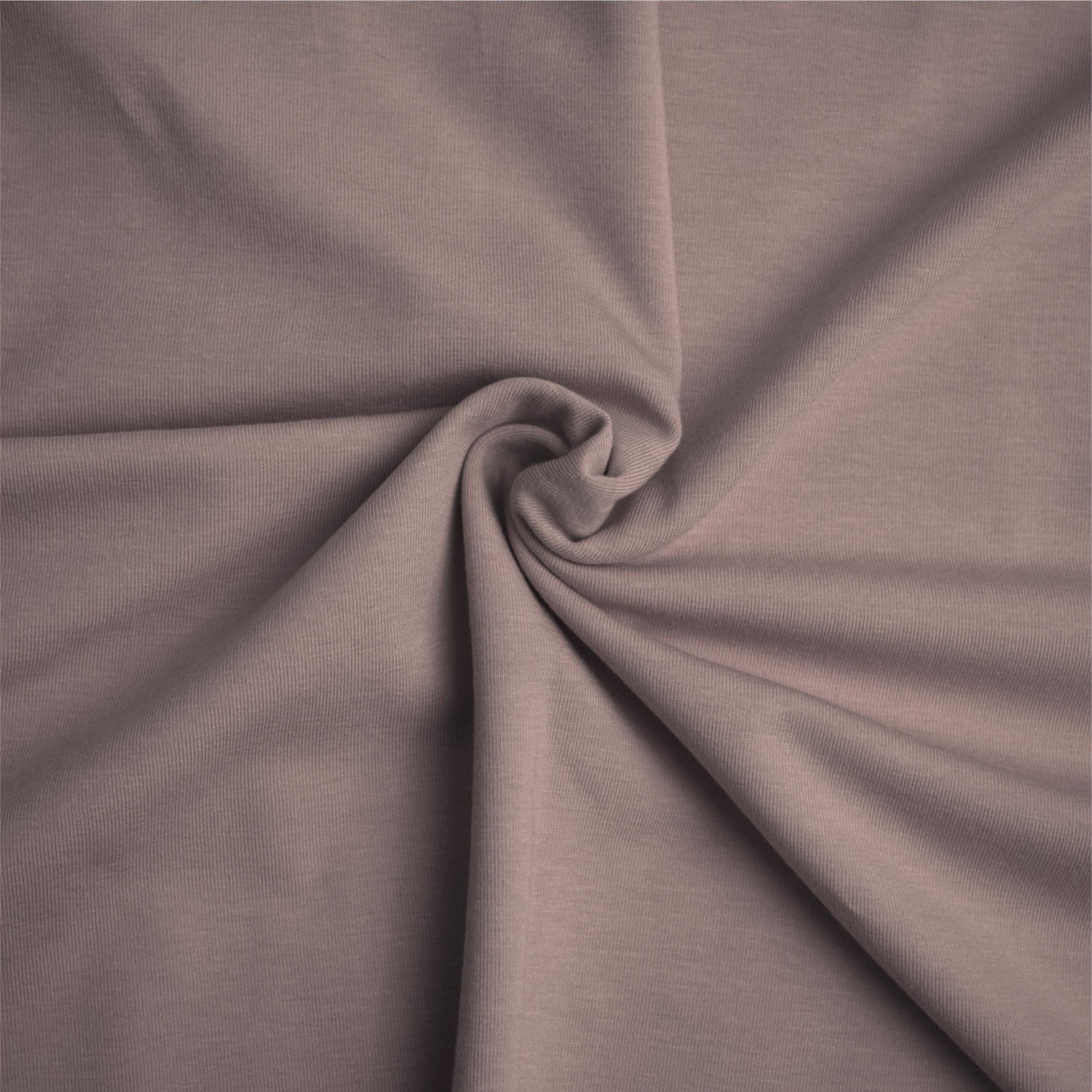 CAFE LATTE - looped knitwear with elastan 