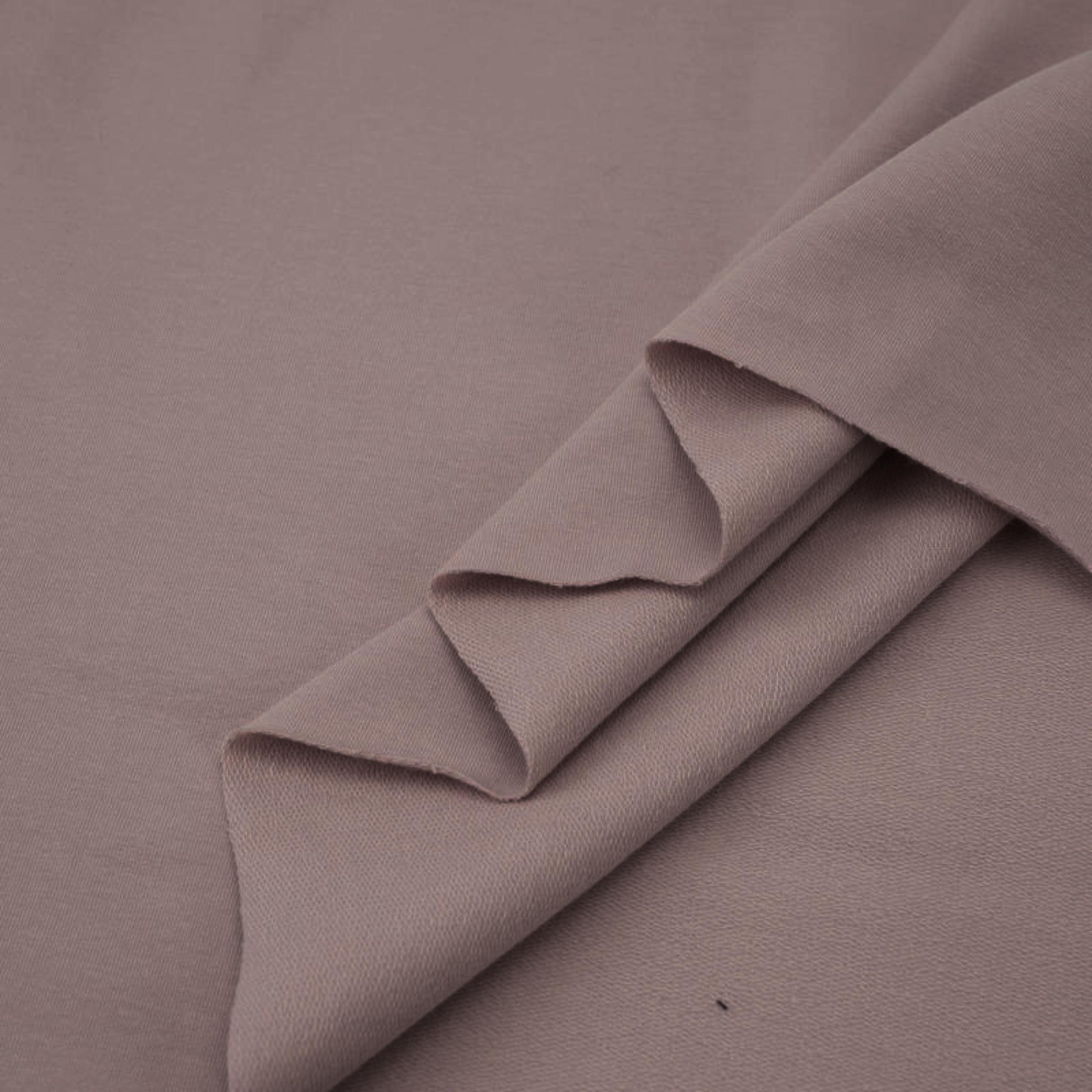 CAFE LATTE - looped knitwear with elastan 