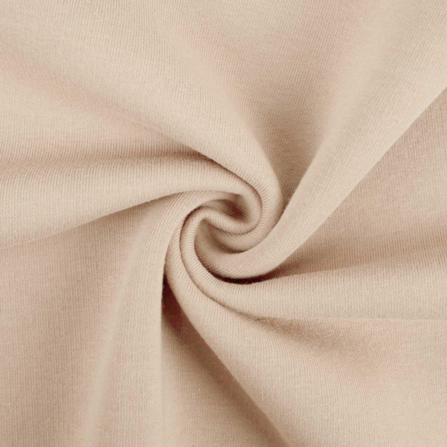 D-207 STRAW BEIGE - thick brushed sweatshirt D300