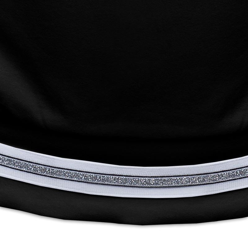 Kid’s blouse with transfer rhinestones "KATE" - black 134-140 - sewing set