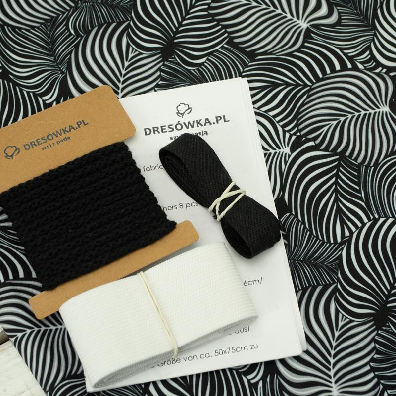 Women’s boardshorts - ZEBRA LEAVES - sewing set