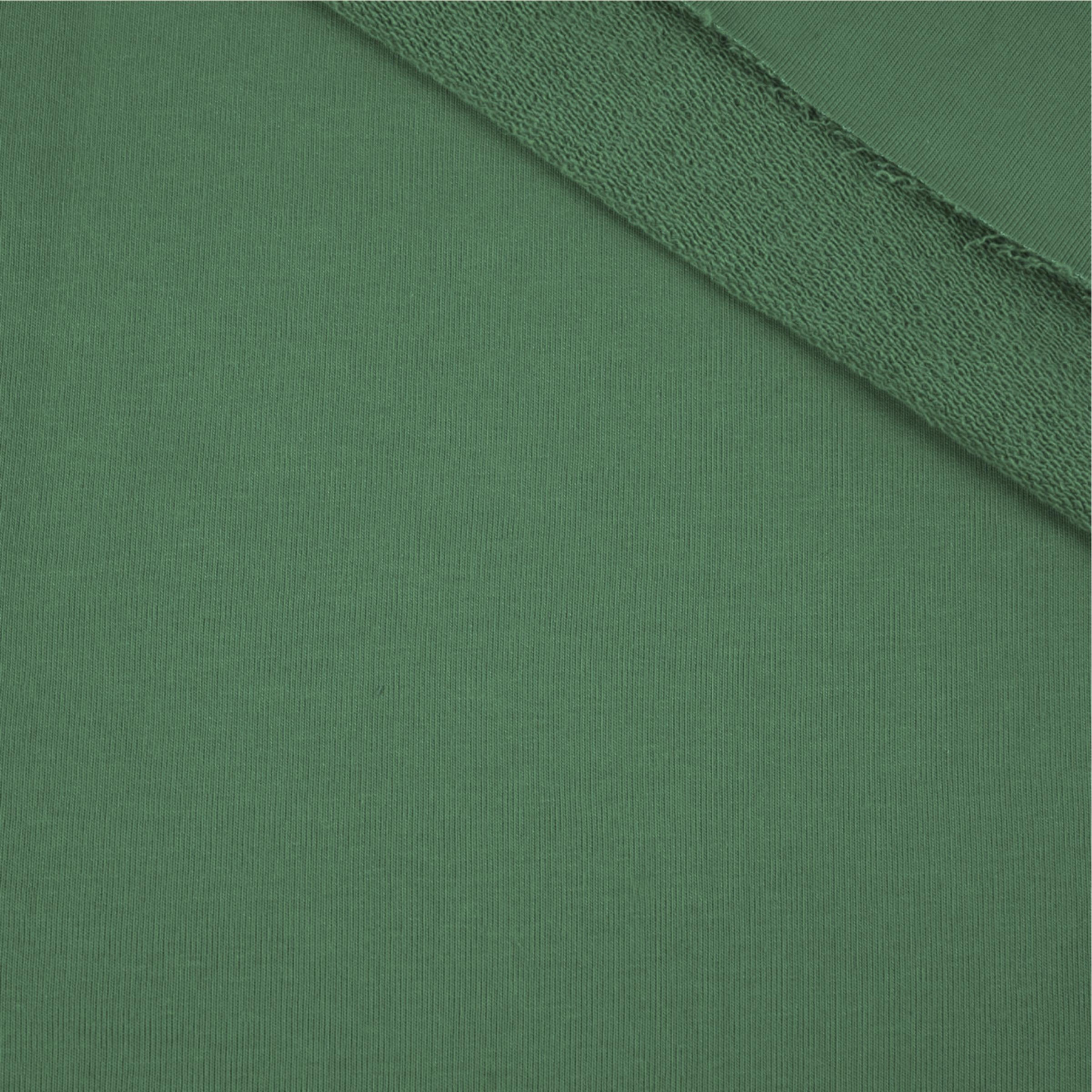 D-068-DARK GREEN- thick looped knit 290g