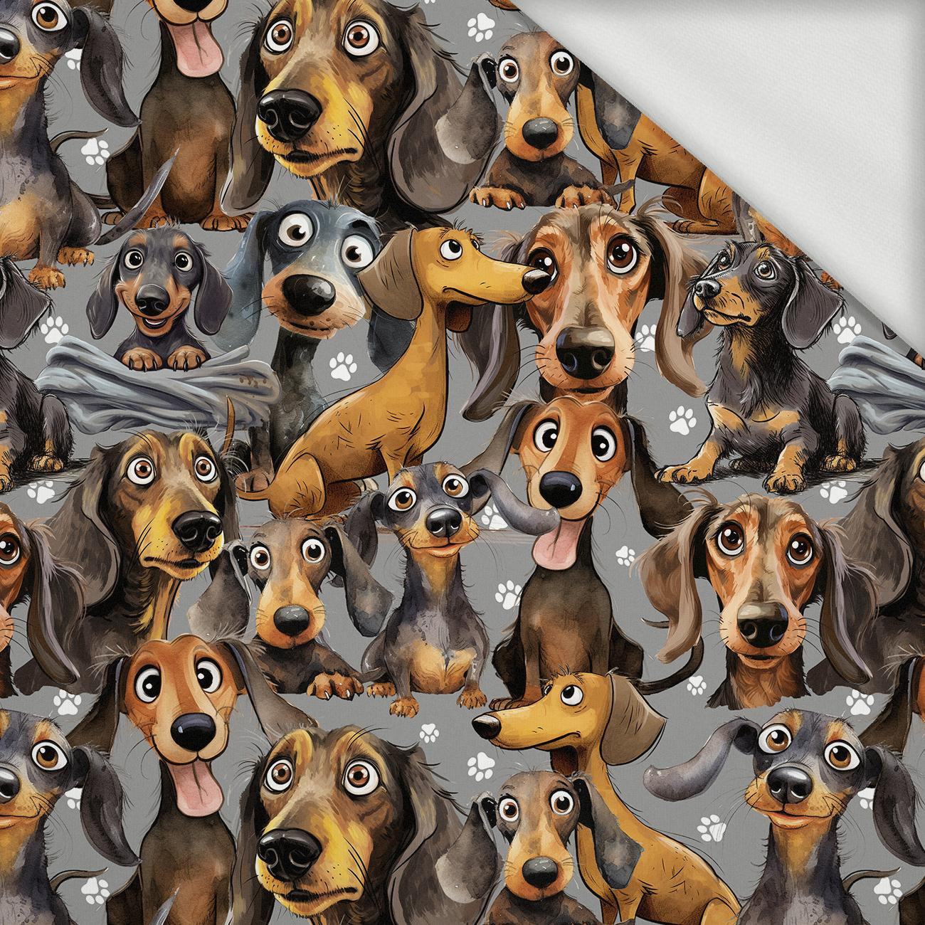 DOGS PAT. 1 - looped knit fabric