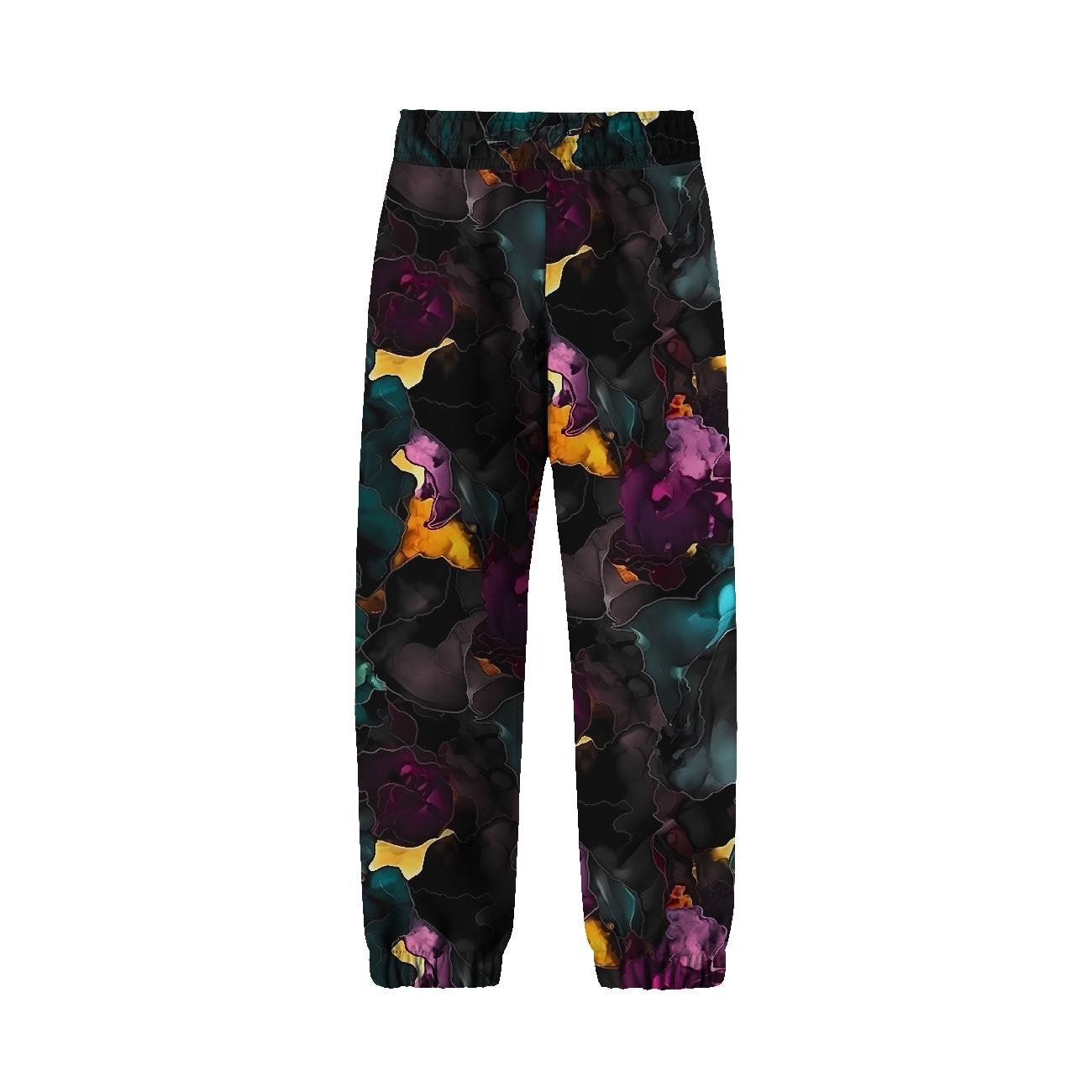 CHILDREN'S SOFTSHELL TROUSERS (YETI) - ALCOHOL INK WZ. 6 - sewing set