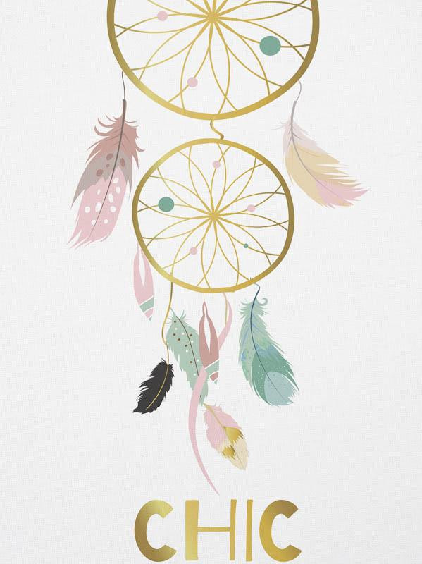 DREAMCATCHER (WILD & FREE) - Cotton woven fabric panel