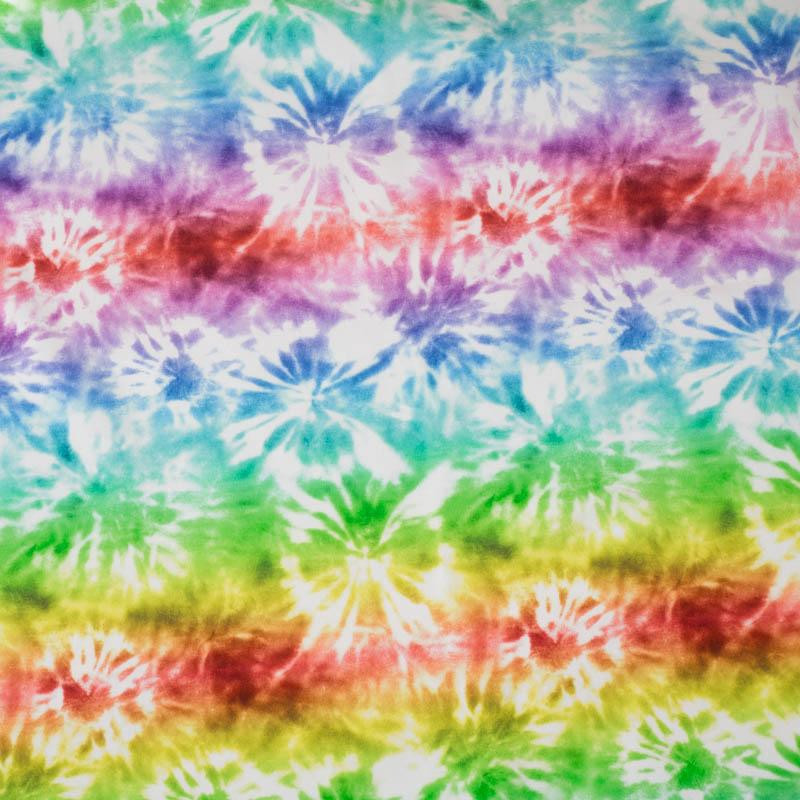 BATIK pat. 1 / rainbow - looped knit fabric