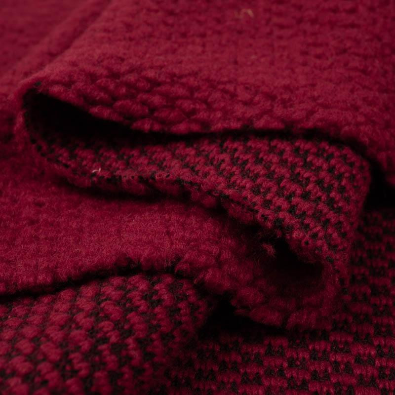 MAROON - sweater knitwear boucle type