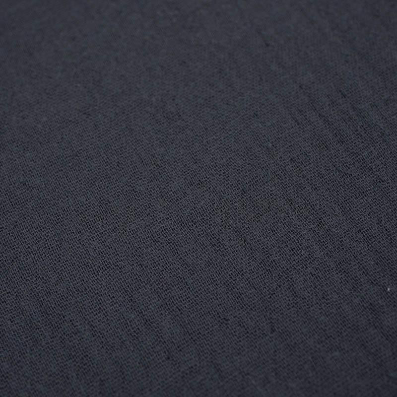 DARK GREY - Cotton muslin