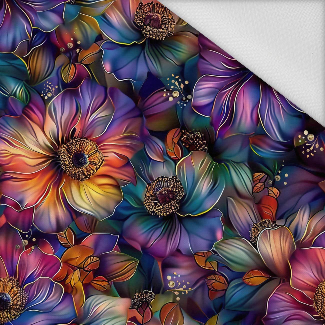 COLORFUL FLOWERS pat. 1 - Waterproof woven fabric