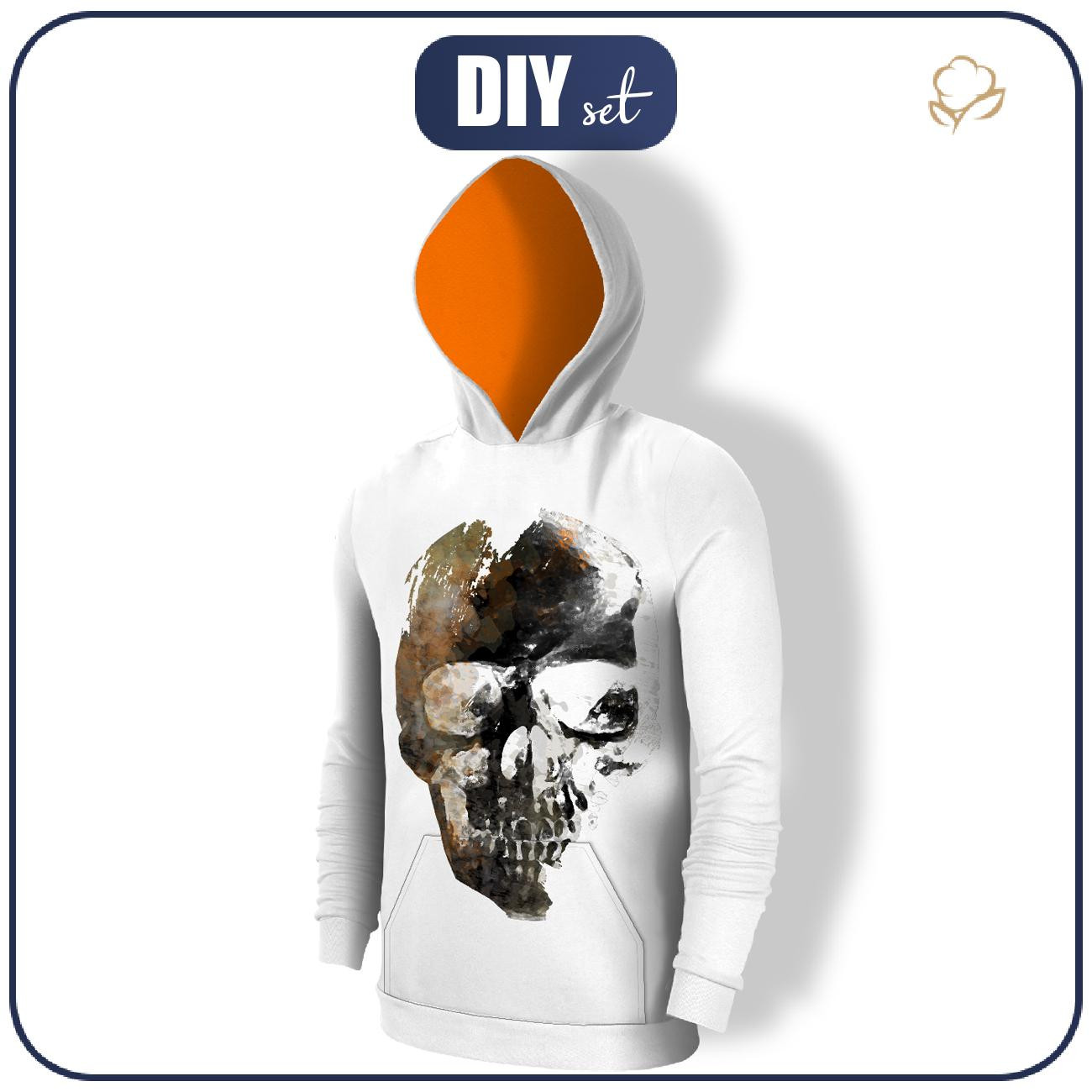 MEN’S HOODIE (COLORADO) - SKULL pat. 3 - sewing set 