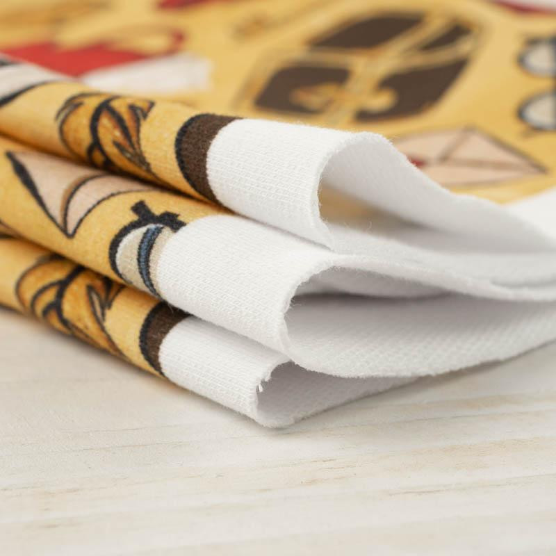 MAGIC MIX PAT. 2 (MAGIC SCHOOL) / red - looped knit fabric