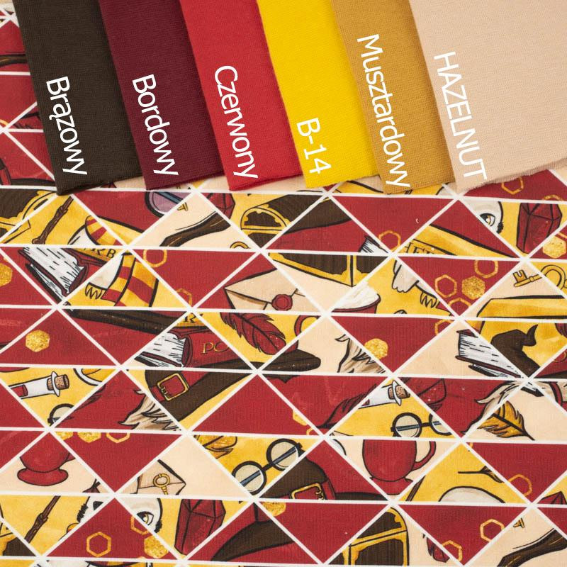 70cm MAGIC MOSAIC (MAGIC SCHOOL) - looped knit fabric