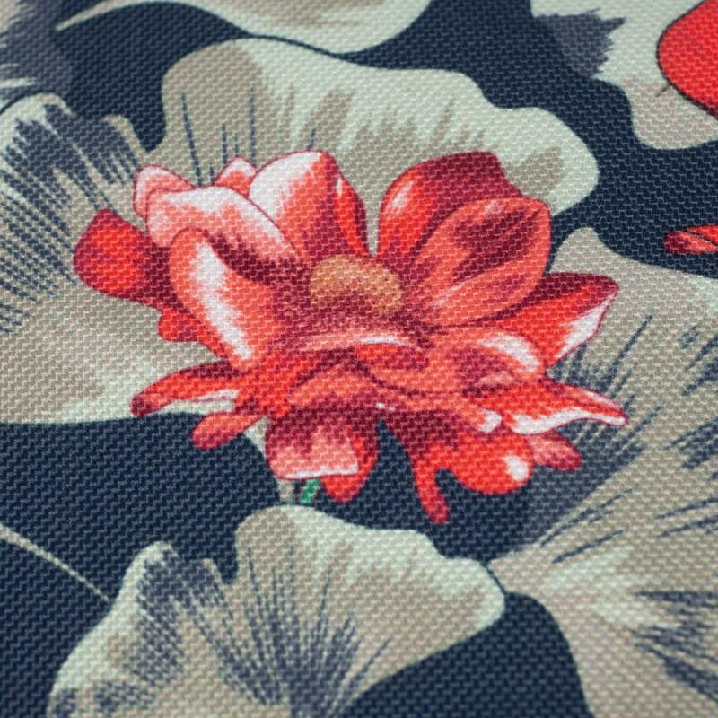 RED POPPIES (RED GARDEN) - Waterproof woven fabric