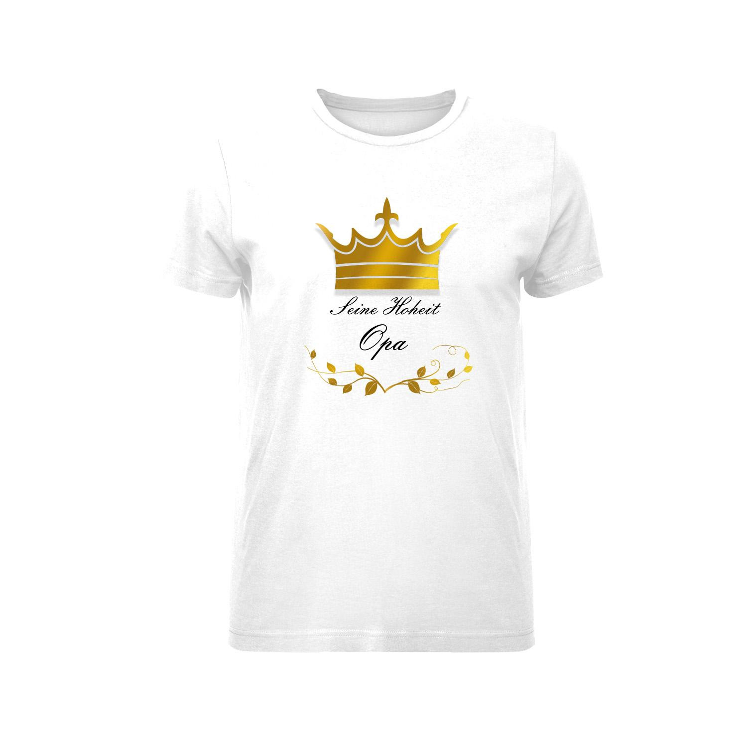 MEN’S T-SHIRT - Seine Hoheit Opa / crown - single jersey
