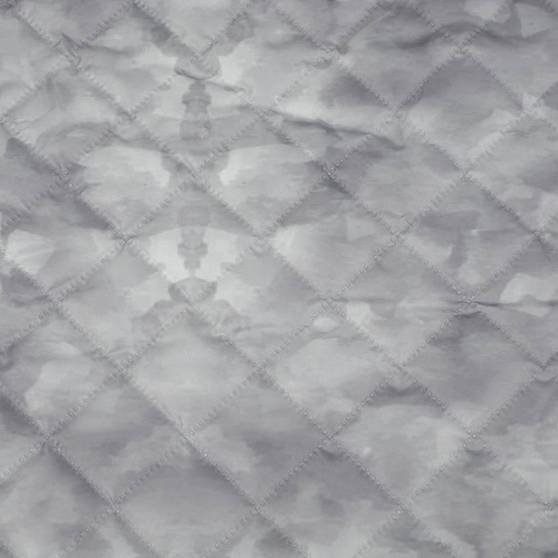 CAMOUFLAGE pat. 2 / grey - Quilted nylon fabric 