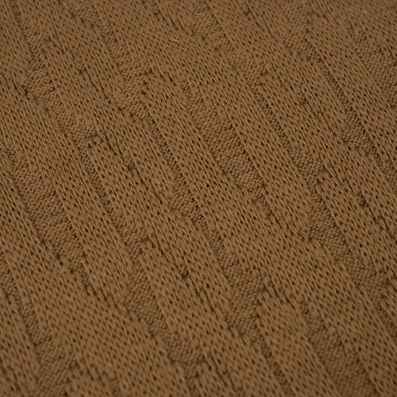 Coffee with milk - Sweater knit fabric 420g - Braid